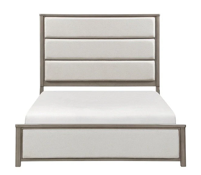 Homelegance Dalston California King Panel Bed in Light Gray 2393K-1CK