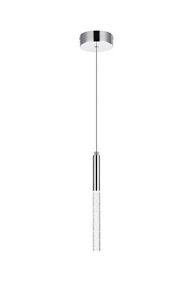 Elegant Ruelle 1 Light Chrome Pendant 5203D5C
