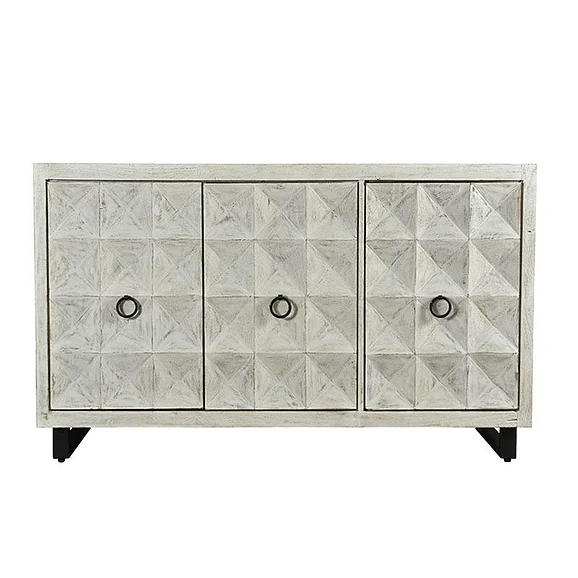 Moti Furniture Kelsey Hastings Sideboard in White Wash