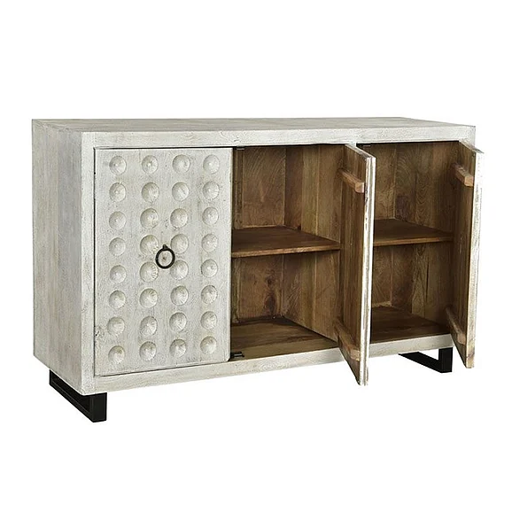Meva Furniture Kelsey Putnam Sideboard in White Wash 24009006