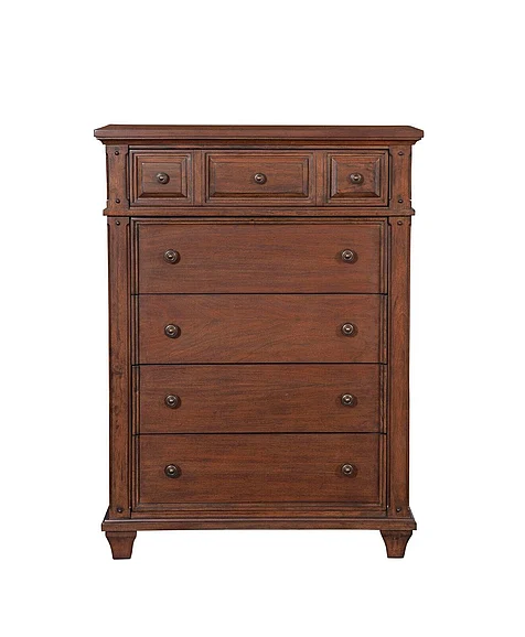 American Woodcrafters Sedona 5-Drawer Chest - Cinnamon Cherry 2400-150