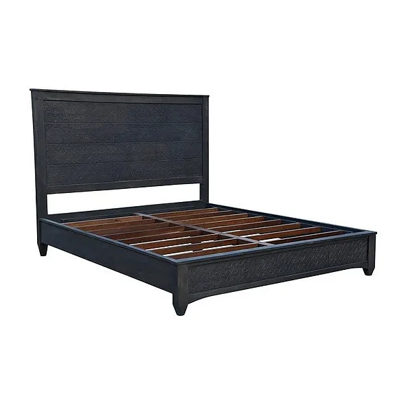Moti Furniture Gridley King Bed in Gray Wash 24013004