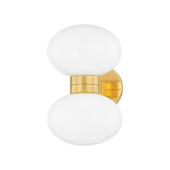 Hudson Valley Lighting Otsego Wall Sconce in Aged Brass 2402-AGB