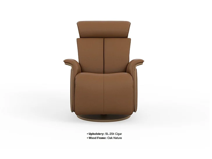 Fjords Jewel Small 3 Motor Recliner in SL-Cigar/Natural 240116P-254 CUSTOM ITEM