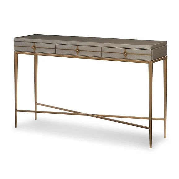 Ambella Home Longwood Console in Warm Grey 24110-850-001