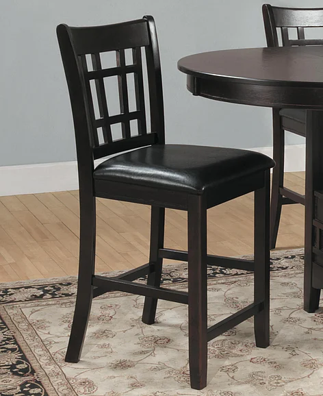 Homelegance Junipero Counter Height Chair in Dark Cherry (Set of 2) 2423-24