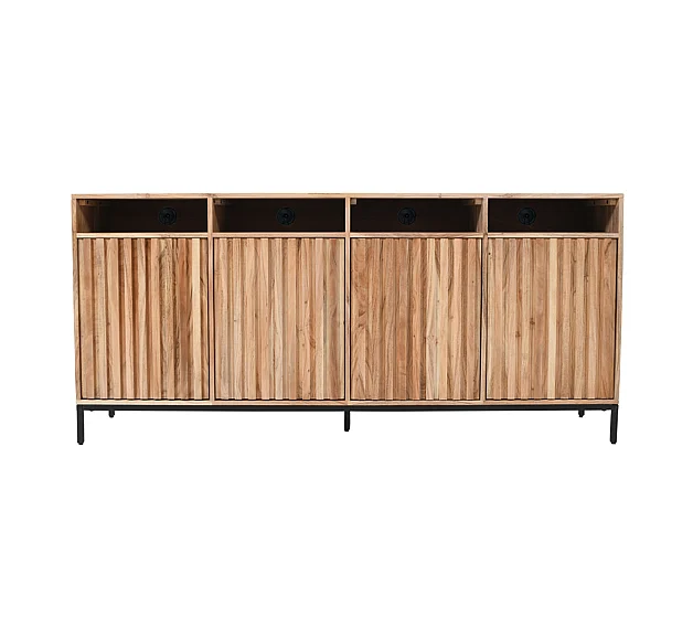 Jofran Ryder 70" Console Cabinet in Natural 2429-70V