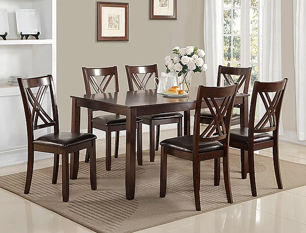 Crown Mark Eloise 7-Pc Dinette Set 2430SET