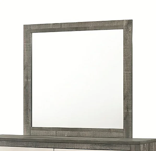 Crown Mark Furniture Rhett Dresser Mirror in Gray B8170-11