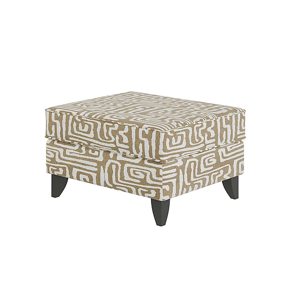 Southern Motion (Fusion) Durango Pewter Accent Ottoman in Multi 243