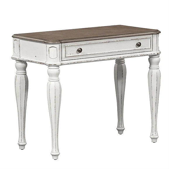 Liberty Magnolia Manor Accent Vanity Desk in Antique White 244-AT3630