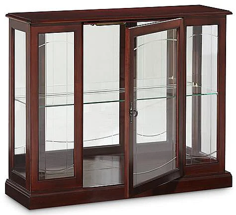 Pulaski Curio Console in Ridgewood Cherry 6705
