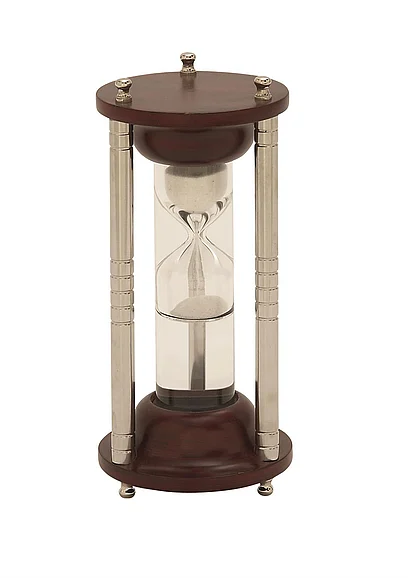 UMA Brown Aluminum Metal Timer, 4" x 4" x 9" | 24533
