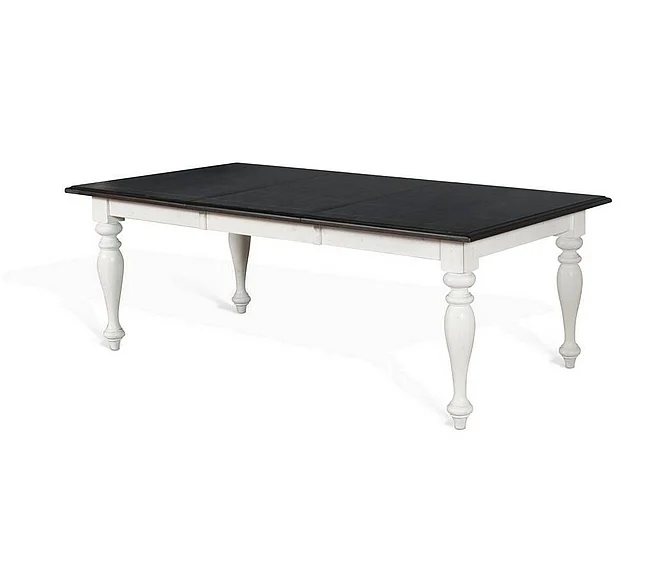 Sunny Designs Carriage House Rectangular Extension Dining Table in European Cottage 1015EC