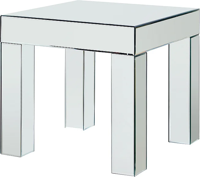 Meridian Furniture Lainy End Table in Mirrored 249-E