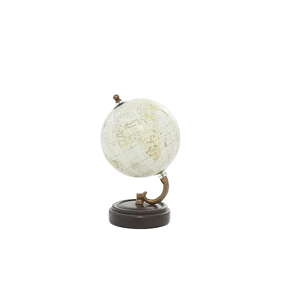UMA Yellow Wood Educational/Geographic Earth Globe, 5 x 5 x 8 | 24984