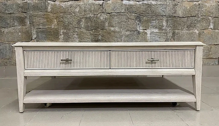Riverside Carmella Cocktail Table in Pebble Oak 25002
