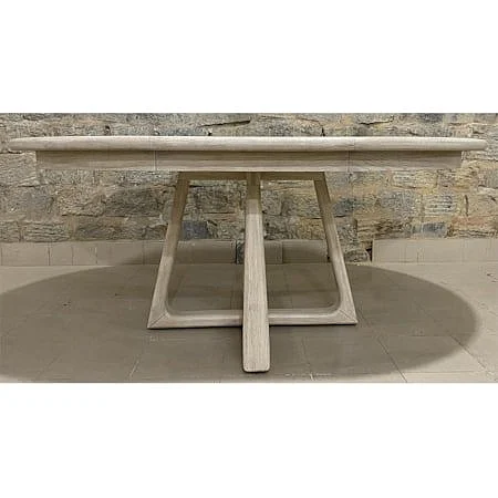 Riverside Carmella Round Dining Table in Pebble Oak 25052