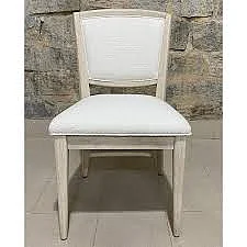 Riverside Carmella Uph Back Side Chair in Pebble Oak 25057