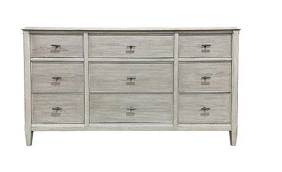 Riverside Carmella Nine Drawer Dresser in Pebble Oak 25060