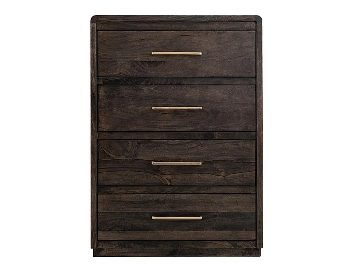 IFD Dark Mezquite 5 Drawer Chest in Natural IFD6631CHT