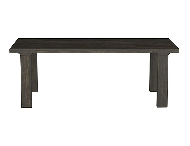 IFD Dark Mezquite Rectangular Dining Table in Natural IFD6632TBL