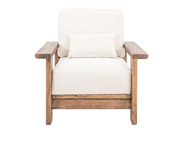 IFD Duna Arm Chair in White IUP531-ACH-101