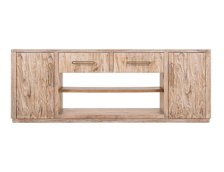 IFD Balam 80 Inch TV Stand in White IFD4321STF80