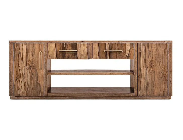 IFD Balam 80 Inch TV Stand in Brown IFD4221STF80