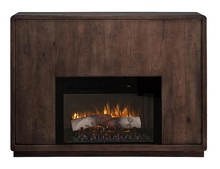 IFD Dark Mezquite Fireplace Console in Natural IFD6631EFP