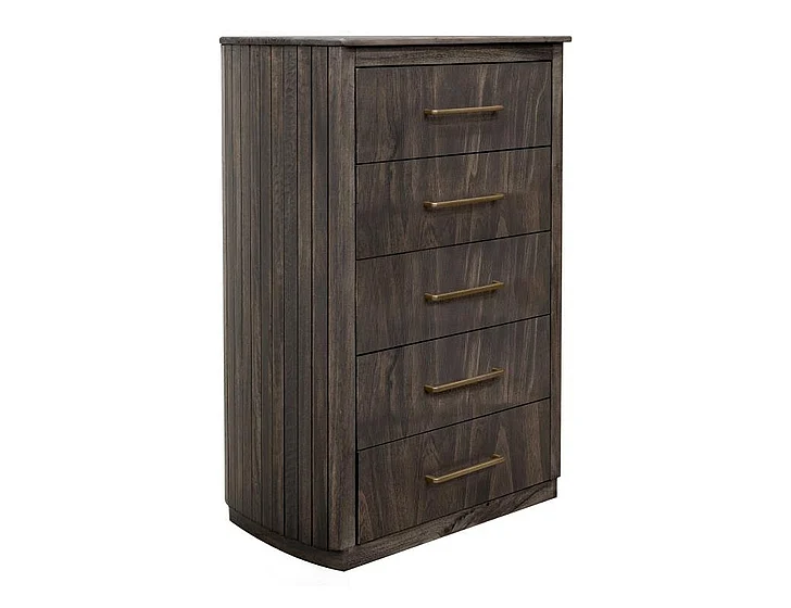 IFD Dark Mezquite 5 Drawer Chest in Natural IFD6632CHT