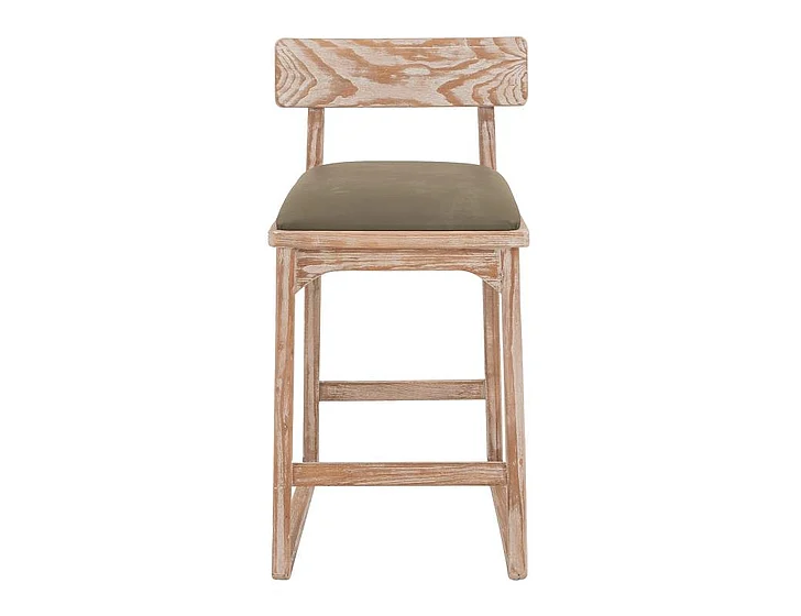 IFD Balam Upholstered Barstool in White IUP432-BST30-232 (Set of 2)