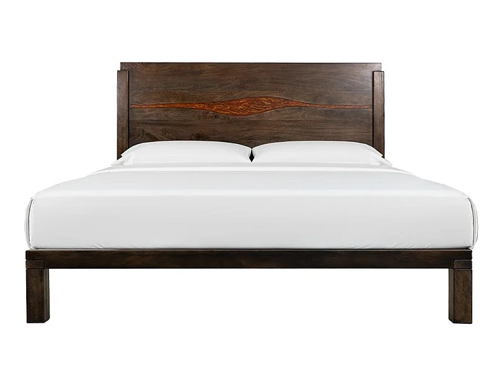 IFD Raramuri Queen Platform Bed in Brown