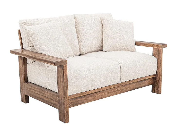 IFD Duna Loveseat in White IUP531-LOV-101