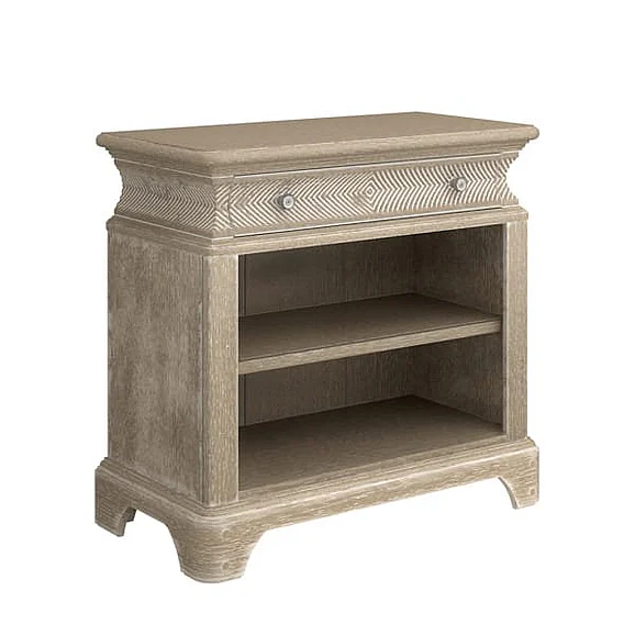 A.R.T. Furniture Summer Creek Open Night Stand in Scrubbed Oak 251141-1303