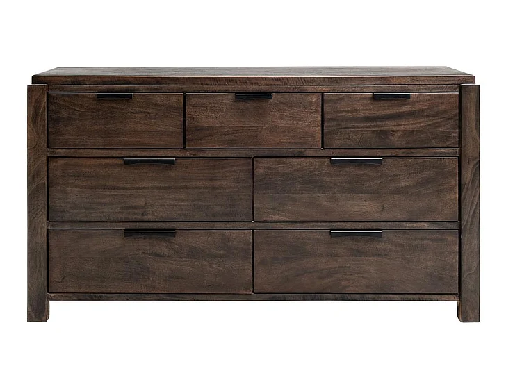 IFD Raramuri 7 Drawer Dresser in Brown IFD4851DSR