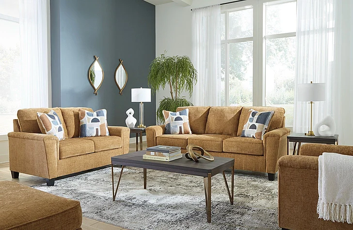 Erinslane 4-Piece Living Room Set in Honey