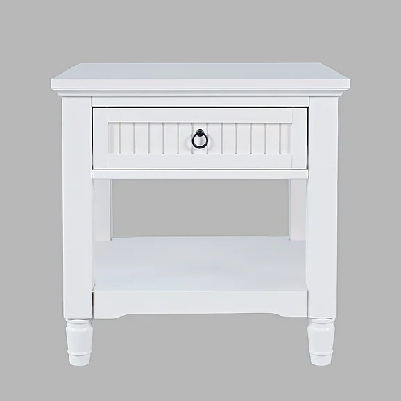 Jofran Westport End Table in White 2545-3