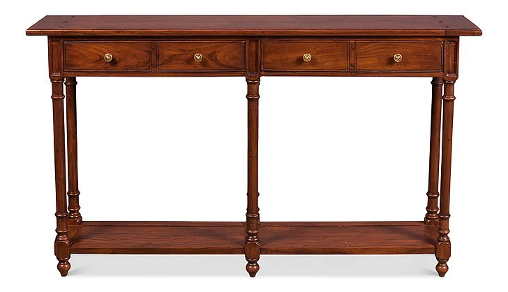 Sarreid Encore IHF Josephson Console Table in Walnut 25505-2