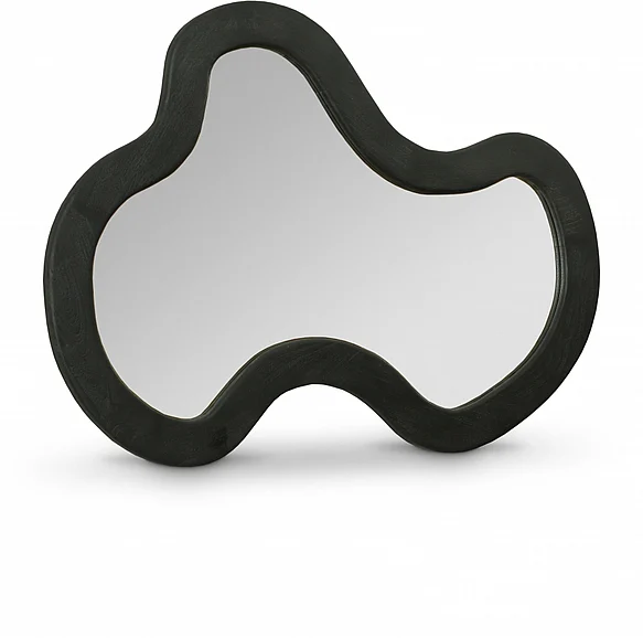 Meridian Oblique Mirror in Black 417Black-38M