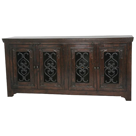 Moti Furniture Mirage 4 Door Buffet in Acacia