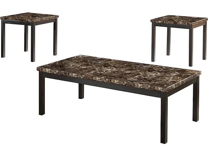 Homelegance Tempe 3-Piece Pack Occasional Set in Metal 2601-31