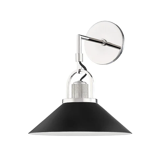 Hudson Valley Lighting Syosset Wall Sconce 2601-PN/BK