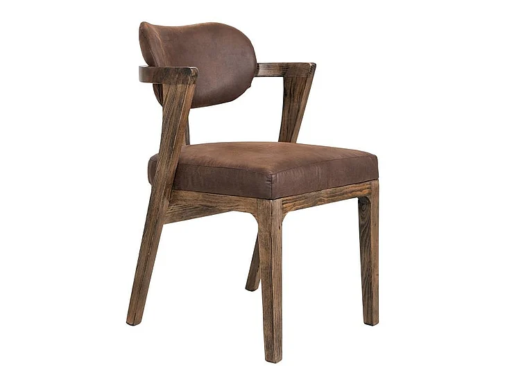 IFD Zaphiro Upholstered Chair in Brown IFD5951CHUBN