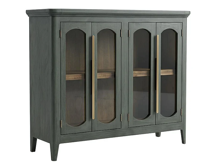 IFD Brava Collection 4-Door Console in Green IFD9802CNSGN