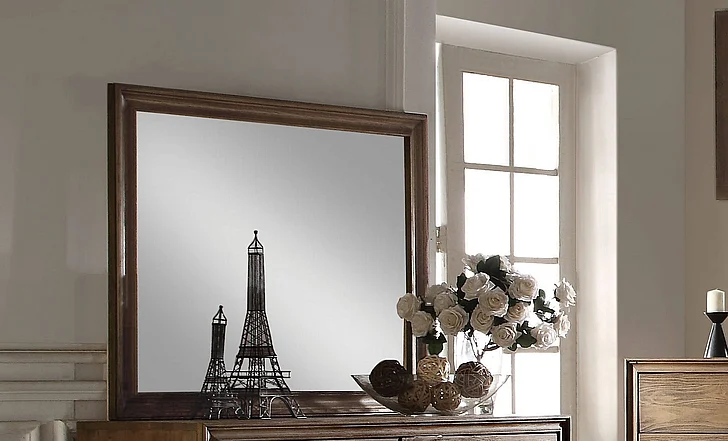 Acme Inverness Landscape Mirror in Reclaimed Oak 26094