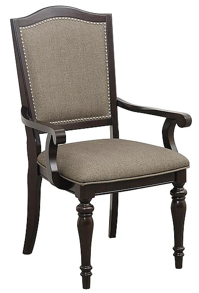 Homelegance Marston Arm Chair in Dark Cherry (Set of 2) 2615DCA