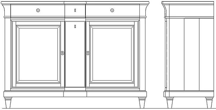Kincaid Celeste Heritage Server in Fountain 586-857F