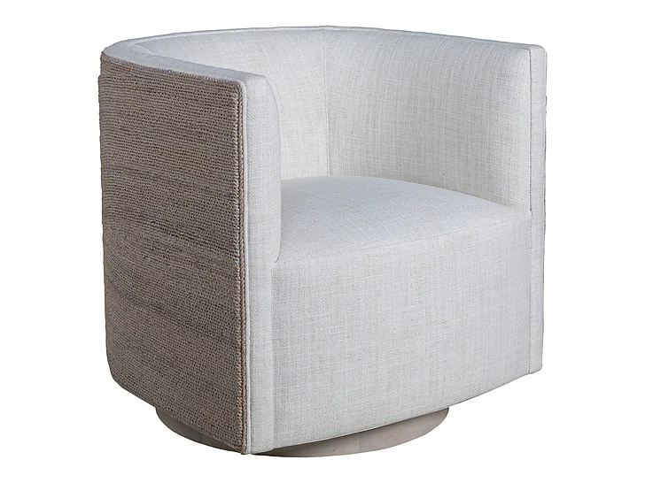 Artistica Home Artistica Upholstery Ingrid Woven Swivel Chair in Cameo Shores 2637-11SW-60