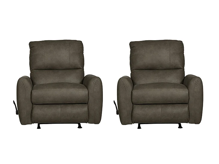 Catnapper Dorian Power Wall Hugger Recliner in Pebble 630704 (Set of 2)